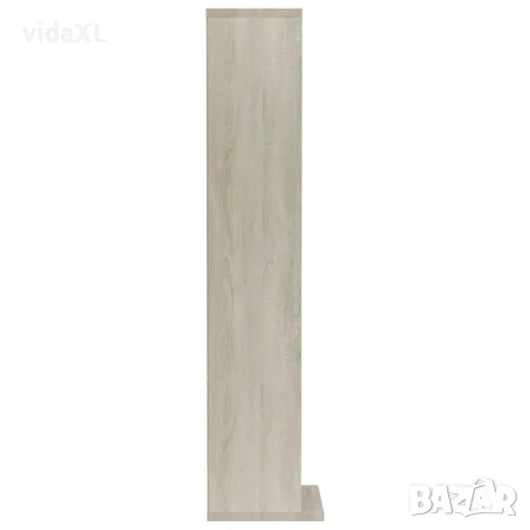 vidaXL Етажерка за дискове, сонома дъб, 21x20x88 см, инженерно дърво, снимка 5 - Етажерки - 56147730