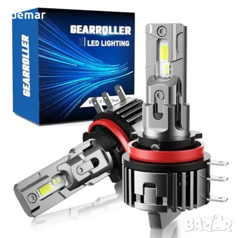 GEARRROLLER H15 LED крушки, 28000 lm, 6500K, Plug&Play (2 бр.), снимка 2 - Крушки - 55933424