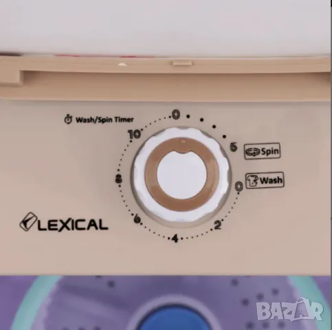 Мини пералня Lexical 3 в 1, снимка 2 - Перални - 49731318