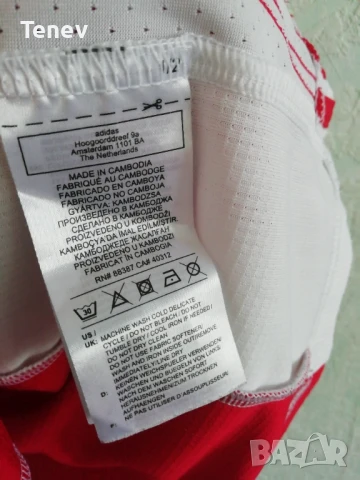 Ajax Amsterdam Adidas оригинална нова тениска фланелка Аякс размер М 2020/2021 , снимка 9 - Тениски - 50450836