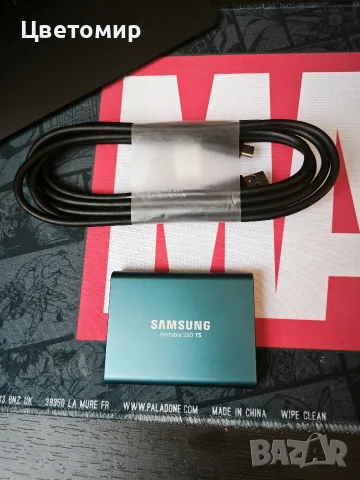 Ssd 500GB Samsung T5 външен хард диск 100% Health 