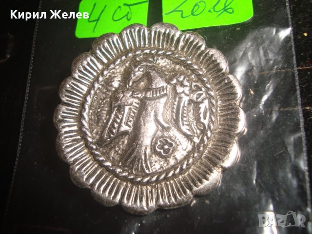 РЕТРО АРТ ПОСРЕБРЕНА ЕТНО - БРОШКА 17062, снимка 3 - Антикварни и старинни предмети - 32088823