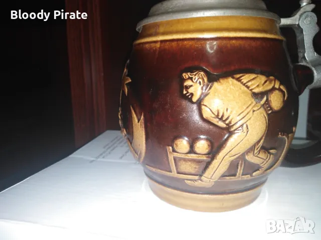 Стара халба, снимка 2 - Антикварни и старинни предмети - 49155412