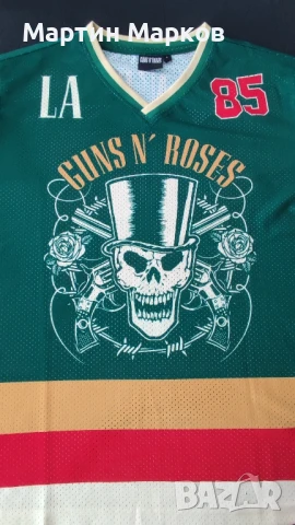 Guns N' Roses LA 85 Shirt Mens , снимка 3 - Спортни дрехи, екипи - 50975206