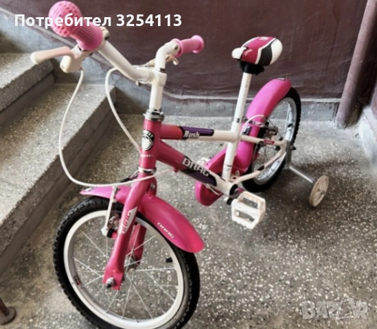 Детско колело DRAG 16 " + колелца, снимка 3 - Велосипеди - 53883596