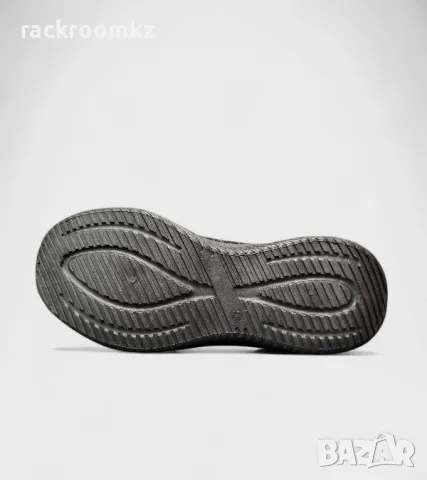 Мъжки обувки без връзки – самостоятелно обуване, подсилена пета, черни W138546 black, снимка 4 - Маратонки - 50036219