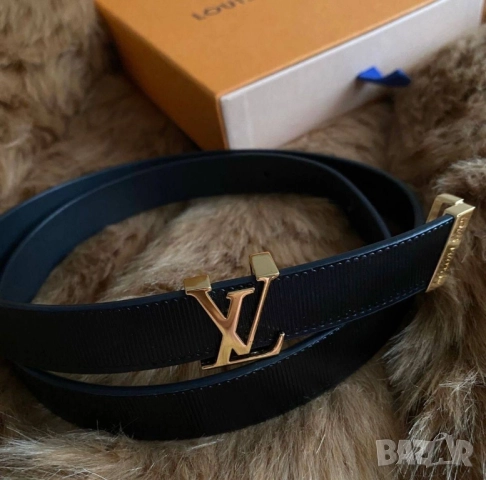 колани от естествена кожа в кутия louis vuitton 