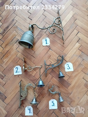Стари камбанки, звънци. , снимка 17 - Антикварни и старинни предмети - 47823248