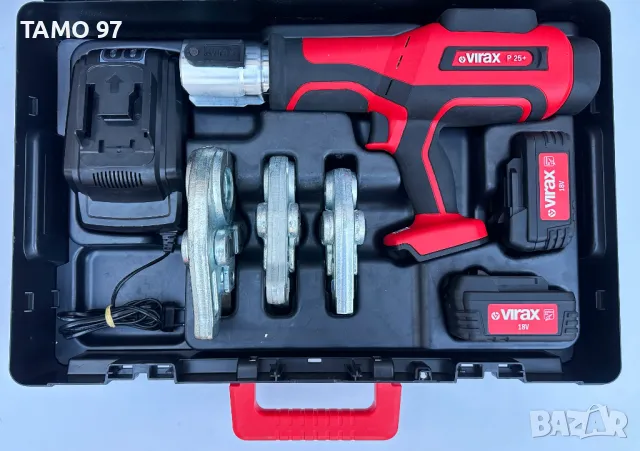 Virax P 25+ - Нова акумулаторна преса за тръби TH26/TH32/TH40 10.2024г.