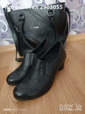 Нови дамски обувки естествена кожа , снимка 10 - Дамски обувки на ток - 49689260