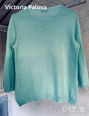 Прекрасна блуза PETER HAHN цвят мента, снимка 5 - Блузи с дълъг ръкав и пуловери - 39757996