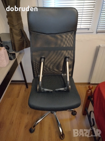 Промо! Черен офис стол в добро състояние, снимка 12 - Столове - 52914422