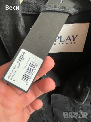 REPLAY Мъжко Дънково Яке размер S, снимка 4 - Якета - 49877484