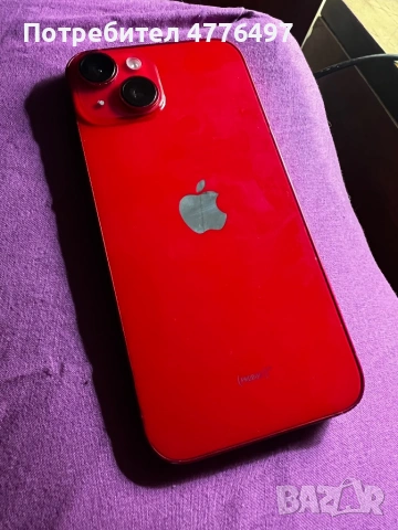 📱 iPhone 14 (PRODUCT) RED – 128GB, снимка 4 - Apple iPhone - 54325336