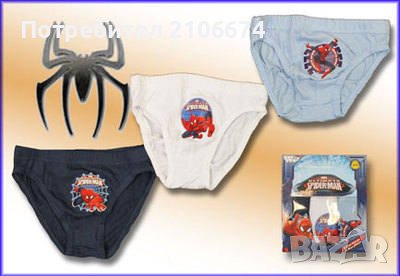 3 бр. нови детски слипчета със "Спайдърмен" и "Скуби ду"