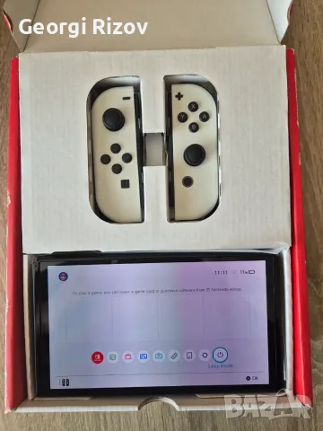 Nintendo Switch OLED White, снимка 3 - Nintendo конзоли - 56410352