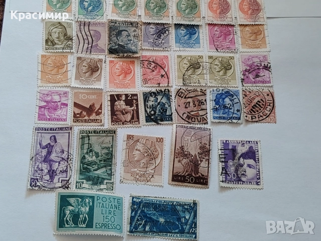 ПОЩЕНСКИ марки Италия , снимка 9 - Филателия - 52935448