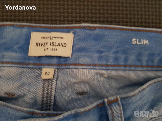 River Island мъжки къси дънки, снимка 4 - Къси панталони - 33756880