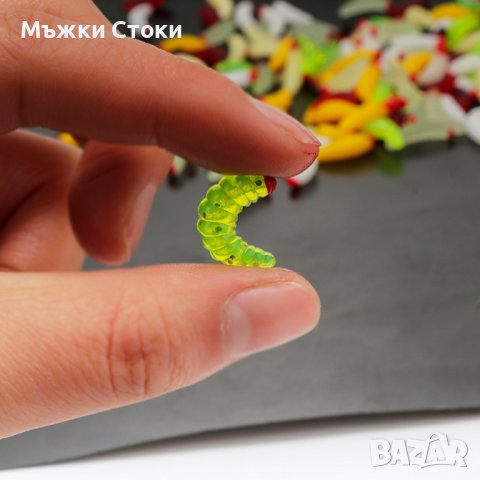 Силиконови червей за риболов, потъващи, снимка 6 - Такъми - 40160333