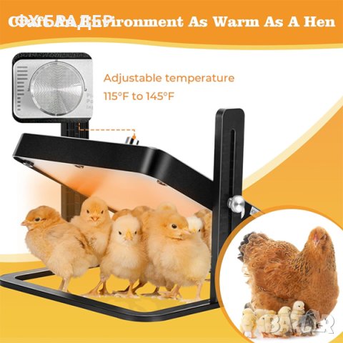 Нагревателна затопляща плоча за пилета 15-22W, снимка 2 - Други стоки за животни - 44414701