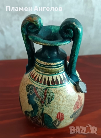Древногръцка ваза, амфора-сувенир. , снимка 5 - Вази - 52916850