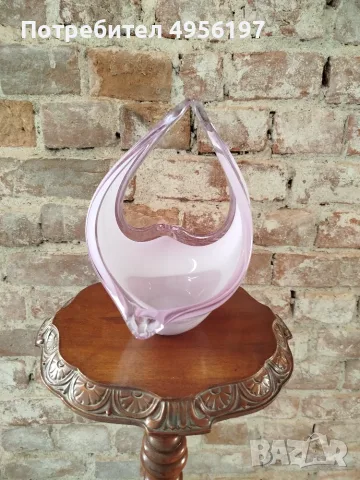 Murano стъкло купа, снимка 2 - Антикварни и старинни предмети - 56200365