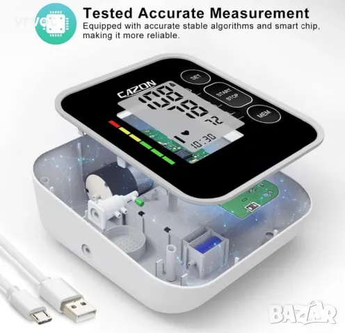 Апарат за измерване на кръвно налягане на горната част на ръката и уред за измерване на пулса Маншет, снимка 6 - Други - 49298340