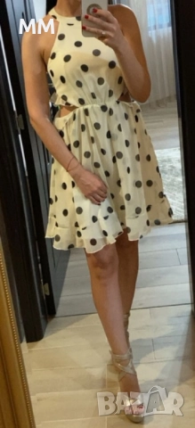 Рокля на точки, снимка 2 - Рокли - 52473509