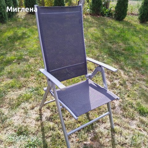 Сгъваем алуминиев стол, снимка 1 - Градински мебели, декорация  - 42548655