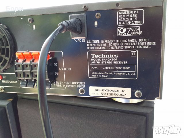 Technics SA GX 200 Ресивър, снимка 11 - Ресийвъри, усилватели, смесителни пултове - 29702818