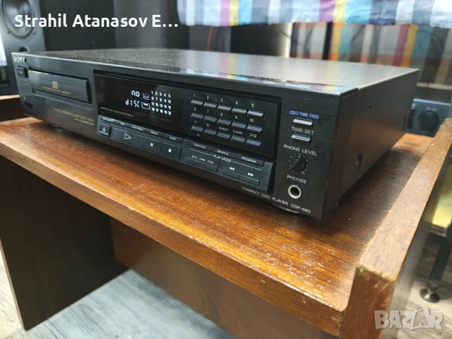 Sony CDP-590 Сиди Плеър, снимка 4 - Други - 50543021