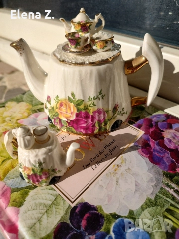 Royal Albert Old Country Roses и Paul Cardew редки декорации, снимка 6 - Други - 52935420