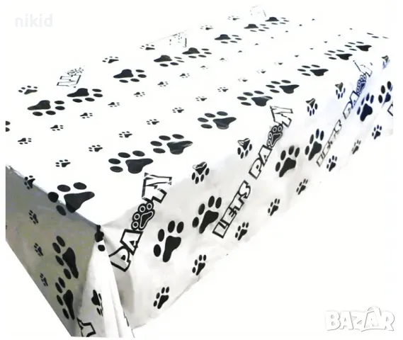 Лапи Лапички найлонова покривка за парти рожден ден