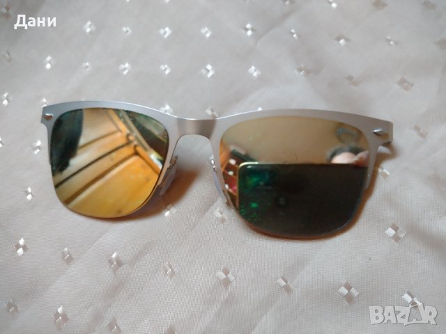 Плаки за слънчеви очила Ray-Ban огледални в сиво , снимка 3 - Слънчеви и диоптрични очила - 42880896