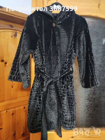 Черно палто Lucy fashion L, снимка 1 - Палта, манта - 44391398