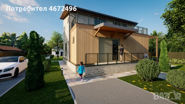 Продава се уникален парцел с ДВЕ къщи в с. Пауново - само на 30 минути от центъра на София, снимка 6 - Къщи - 52701759