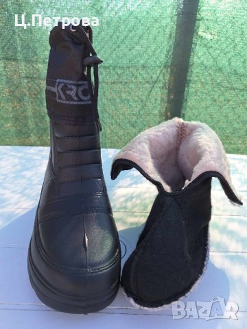 Ботуши с термо чорап за лов и риболов черен Krok, снимка 3 - Екипировка - 42782039