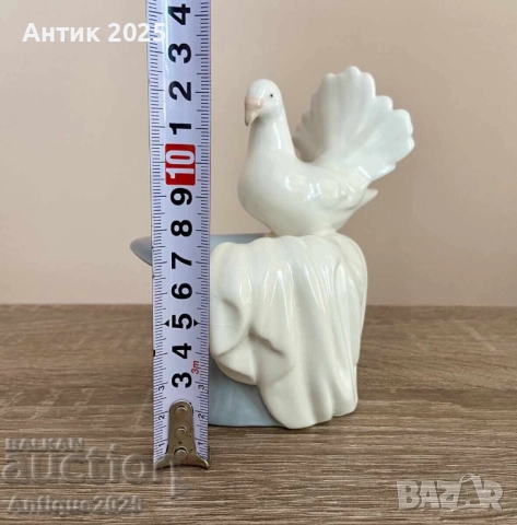 Порцеланов гълъб Porceval – Испания, 10 см, снимка 6 - Антикварни и старинни предмети - 51455484