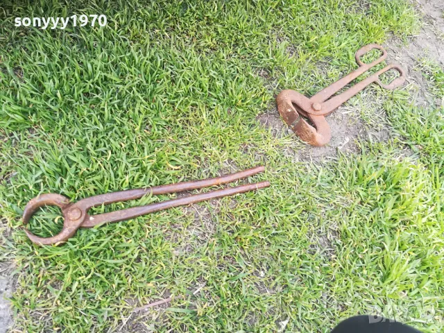 АНТИКИ//РЕЛИКВИ-СТАРИ КОВАШКИ КЛЕЩИ 1404251542, снимка 2 - Антикварни и старинни предмети - 49892847