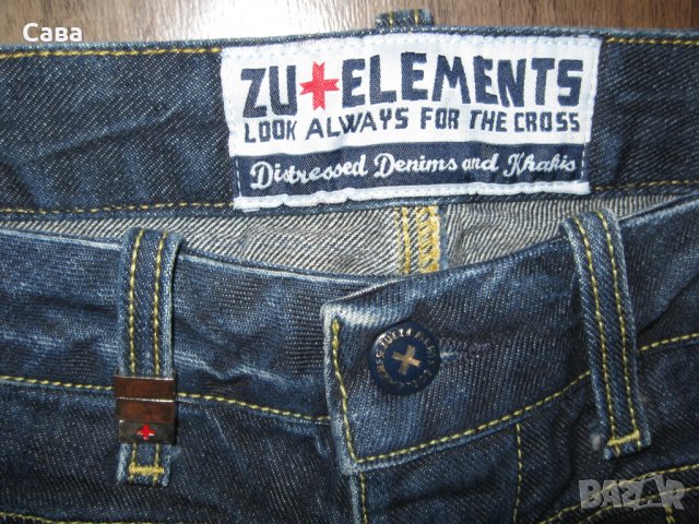Дънки ZU+ELEMENTS   мъжки,С  , снимка 4 - Дънки - 30868631
