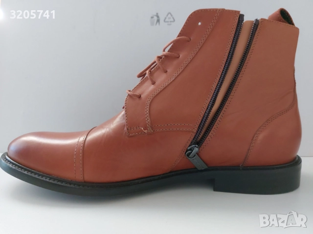 Елегантни мъжки боти Gino Rossi за есен-зима, естествена кожа - НОВИ!, снимка 5 - Мъжки боти - 52289605