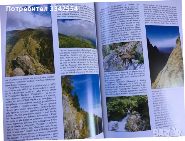 КНИГА-КАТАЛОГ ЛУКС СНИМКИ ФЛОРА ФАУНА БЪЛГАРИЯ НАЦИОНАЛНИ ПАРКОВЕ, снимка 4 - Специализирана литература - 38254279