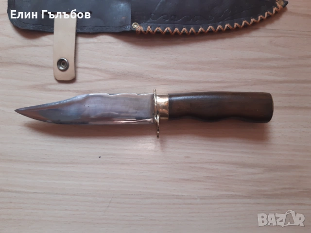 Нож с кания, ръчно кован, неупотребяван, снимка 2 - Ножове - 53074967