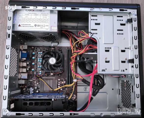 Компютър AMD FX6300 6Core, 8GB RAM, 1 TB Toshiba HDD, Video AMD 1 GB, снимка 3 - За дома - 44471874