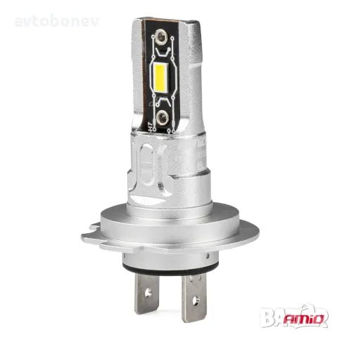LED крушки AMIO H-mini H7/H18-12/24V-6500K к-т/2 бр./, снимка 4 - Аксесоари и консумативи - 49538512