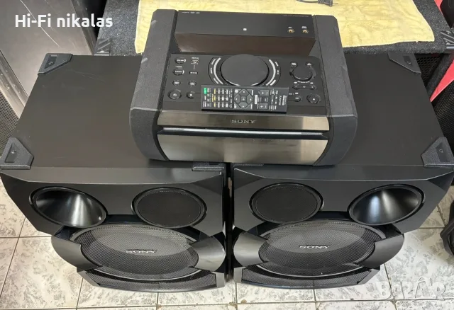 аудио система стерео уредба SONY SHAKE X 70 + кашон и дист.