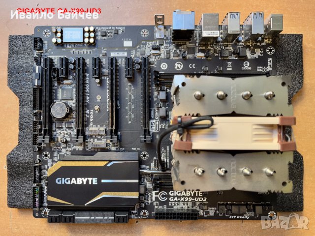 GIGABYTE GA-X99-UD3 Rev1.0 for mining, снимка 1