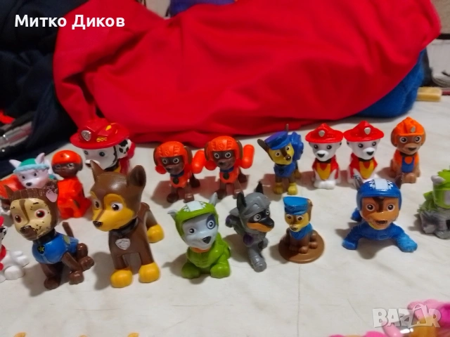 колекция от малки фигурки на героите от анимационния сериал "Пес Патрул" (Paw Patrol). , снимка 5 - Фигурки - 53902205