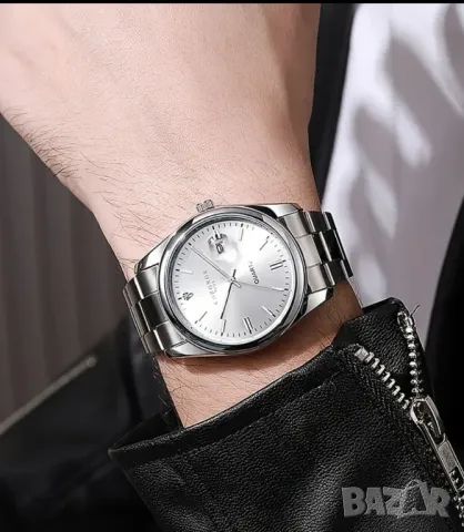 мъжки класически кварцов часовник , снимка 3 - Мъжки - 49168545