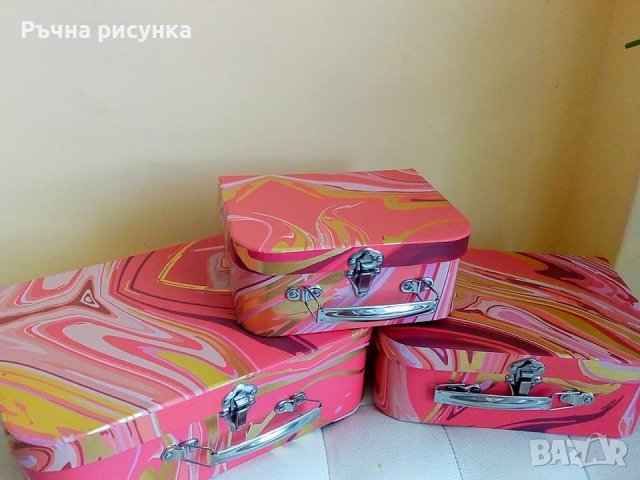 Подаръчни кутии куфарчета с подаръци в тях, снимка 1 - Декорация за дома - 37137720